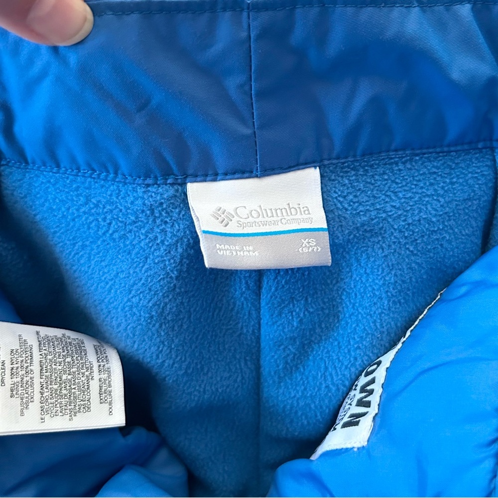 Columbia Ice Slope ll Blue Waterproof Insulated Snow Ski Hike Pants Size XS 6/7 - Picture 3 of 13
